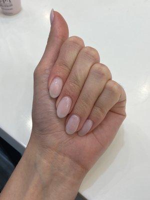 Gel Manicure. 2 colors-- Mod About You & Love Is In The Bare (both OPI)