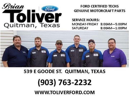 Brian Toliver Ford of Quitman