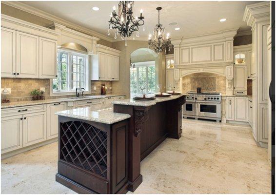 Kitchen renovations.