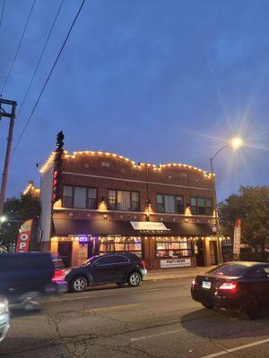 A view at dusk