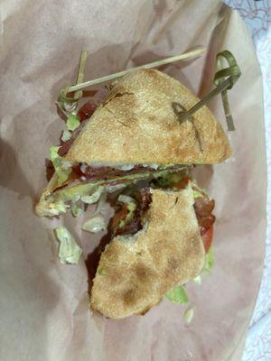 $15.99 ciabatta bacon sandwich