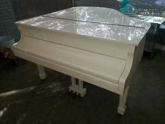 Baby grand piano