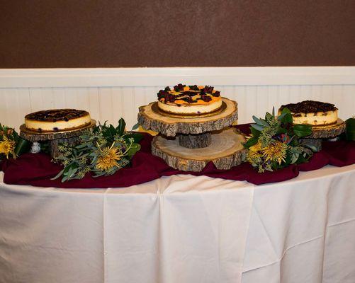 Wedding Cheesecakes. deidrebphotography.com