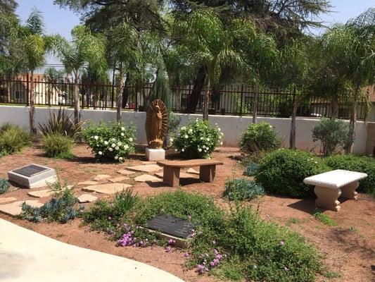 Beautiful prayer garden