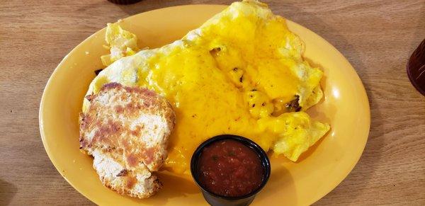 Spanish Omelette with Biscuit