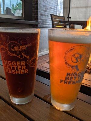 Buttface Amber & Big Red's IPA for $4 each (hh).