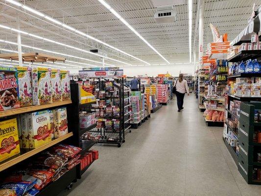 Back Aisle in Big Lots Adrian