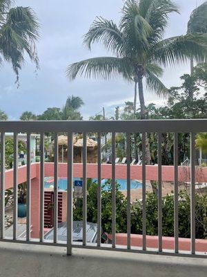 Balcony view of pool #2