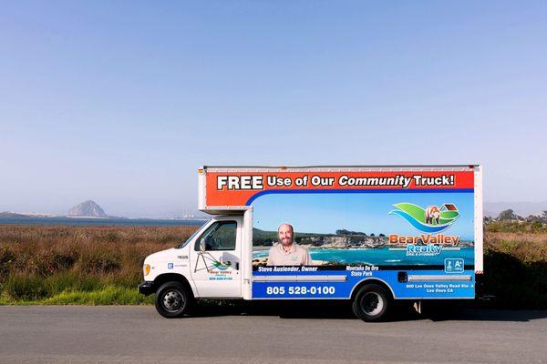 Free use of our community truck!