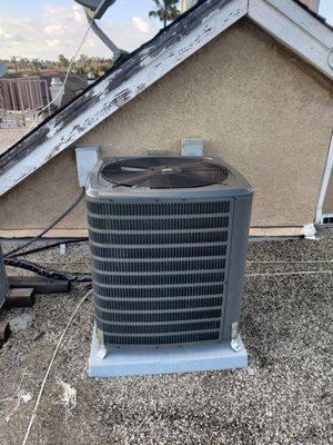 New A/C condensor.