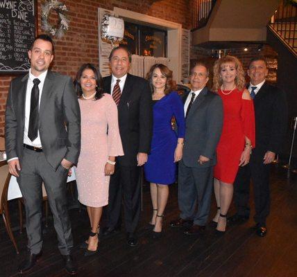 JMV 25th Anniversary Party 2017 - Marcus Velez, Jacqueline Velez, Tarek Zeid, Pilar Velez, Ricardo Velez, Maria Linda Velez and Robert Velez