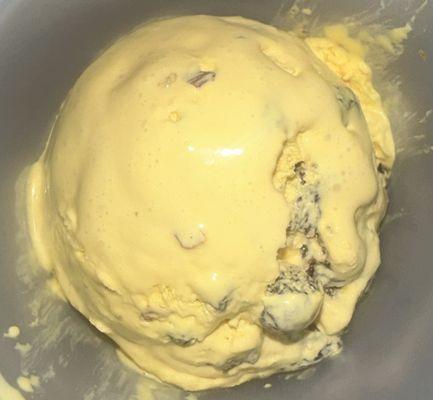 Rum raisin ice cream