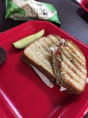 Turkey Panini plate