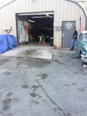 entrance to my shop