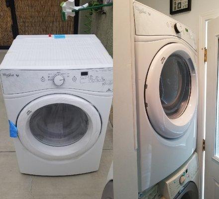 Need a new dryer installed?  No problem!  We got your back!