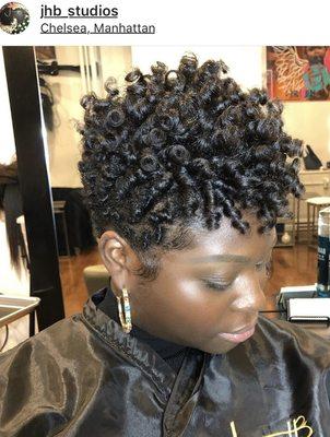 Big Chop with finger coils