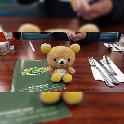 Yays! #brentsdeli #northridge #deli #rilakkuma #mortimerthebear #mortimerandfriends #yelpelitelife #comfortfood #everywherebear