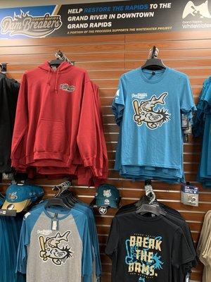 Grand Rapids Dam Breakers shirts