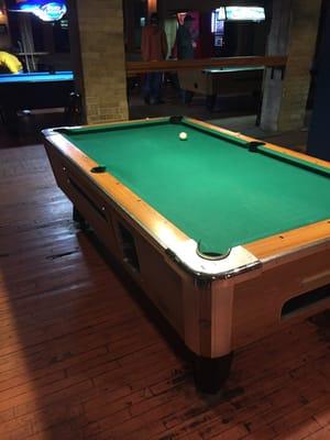 A number of pool tables found here.