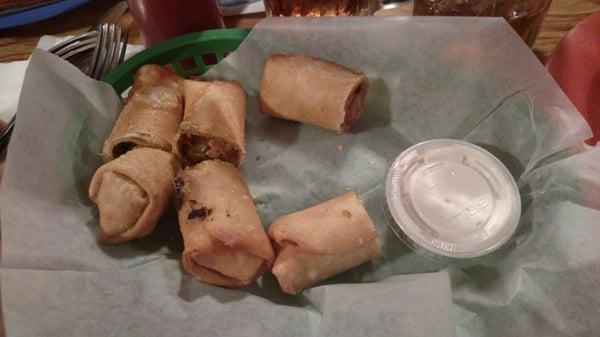 Santa Fe Chicken Egg Rolls