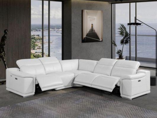 leather power reclining sectional, colors available