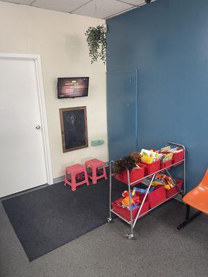 kids love our kiddy corner!