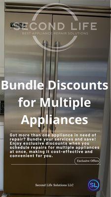 Bundle Discounts for Multiple Appliances