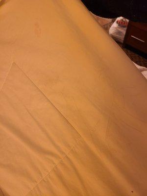 Stained sheets