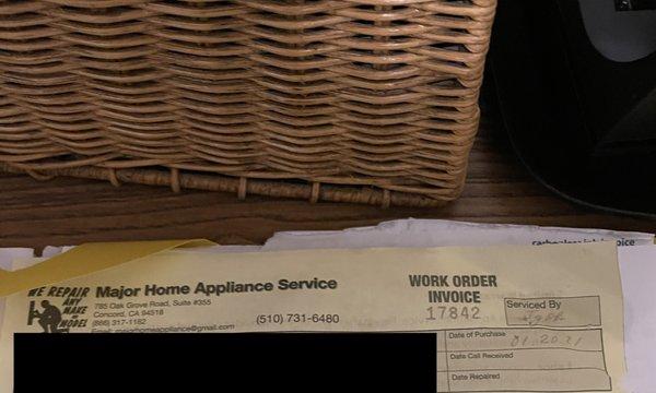 Major Home Appliance Service