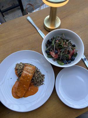 salmon and quinoa