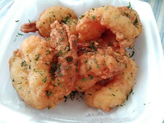 Bigger fried shrimp