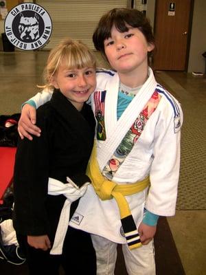 10-year old Serendune Yellow Belt 2 Stripes Jan 2012 training since 2009