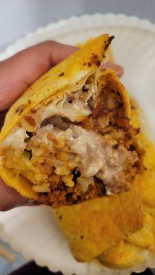 Chorizo burrito