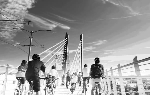 Tilikum Crossing, the newest bridge in Portland!