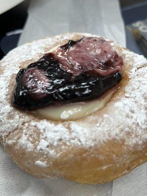 Blueberry cheesecake donut