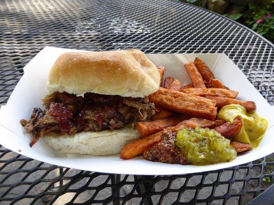 Homemade BBQ Pork basket