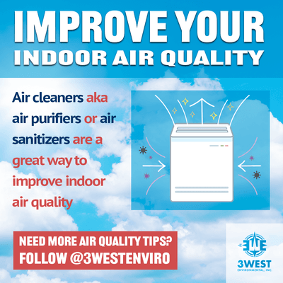 Air purifiers can help improve your indoor air quality.