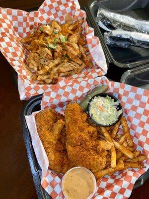 Chicky fries + hot box combo