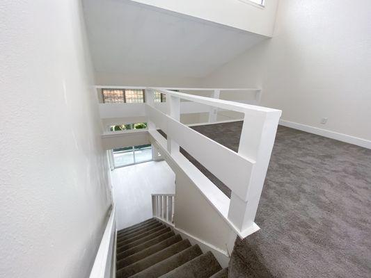 Lofts with plush carpet.