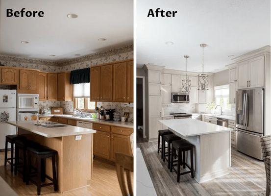 Transform your kitchen and bathrooms. We take care of all of it.