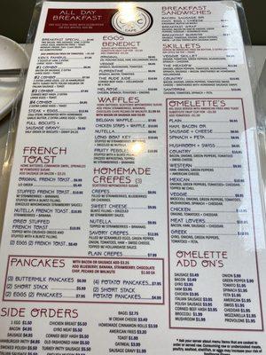 Definitely needed a current pic of the menu to show updated pricing.