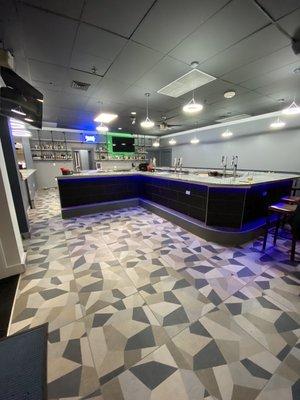 Newly renovated bar