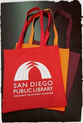 Totes $2. Support the library