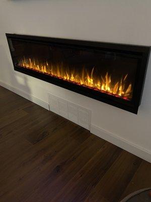 Napoleon 60" electric wall mounted fireplace