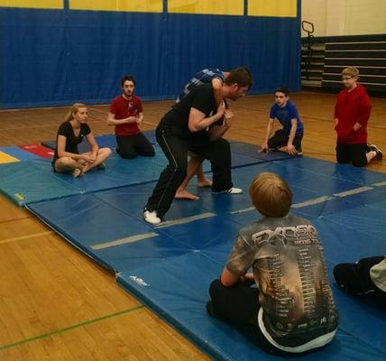 Paul Millholen teaching Junsado self defense