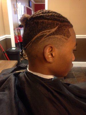 By Marcus Clark The Barber on YELP check my reviews and schedule your Appointment NOW!! 704-648-4762