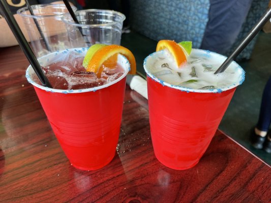 Wild Berries Margarita and Jalapeño Grapefruit Margarita