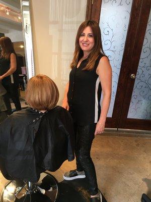 Miryam Bravo Master Hair stylist.