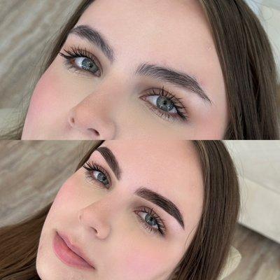 Before & After Brow lamination & tint