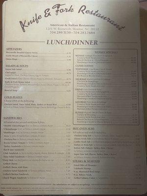 Menu!